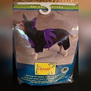 Casual Canine Black and Purple Bat Dog Outfit